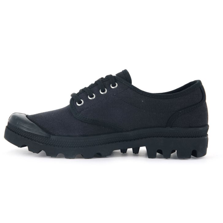 Palladium Pallabrousse Women's Oxfords Shoes Black | UK Z028-ZYJ